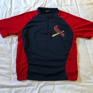 St.Louis Cardinals 1/4 zipup pullover